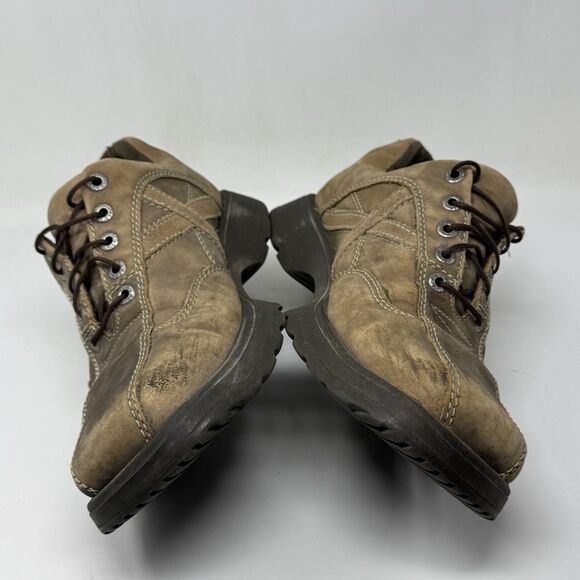 Bed Stu Shoes Mens 11 EU 44 Brown Letter Chunky Soles Square Toe Lace Up Y2K main image 16